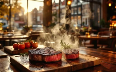 Welke steakhouse in Amsterdam heeft de beste locatie voor toeristen?