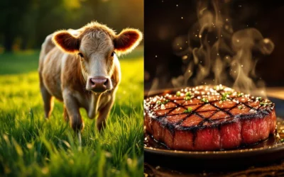 Hoe beïnvloedt de voeding van een rund de smaak van het vlees