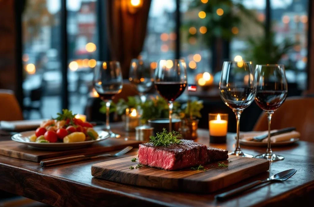 Wat zijn goede plekken in Amsterdam voor een diner met internationale gasten
