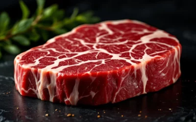 What is marbling and why is it important for flavor?