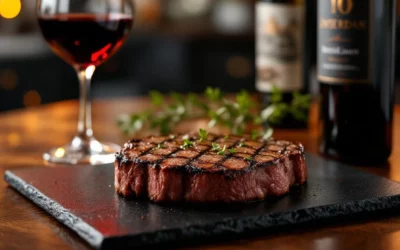 Which wines pair well with different steaks at steakhouses in Amsterdam?