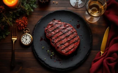 Wat is de gemiddelde verblijfsduur bij steakhouses in Amsterdam?