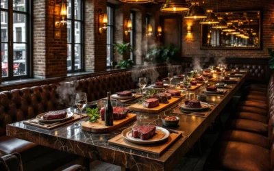 Welke steakhouses in Amsterdam accepteren groepsreserveringen?
