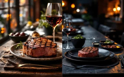 What distinguishes Amsterdam steakhouses from international concepts?