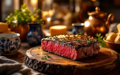 What influence does Amsterdam’s food culture have on steakhouses?