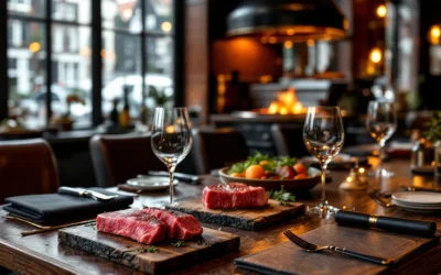 Which steakhouses in Amsterdam are suitable for international business relationships?