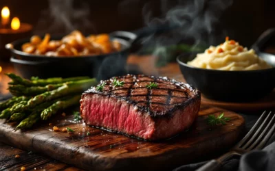 What side dishes complement premium steaks best?