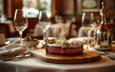 Welke service standaarden hanteren premium steakhouses in Amsterdam?