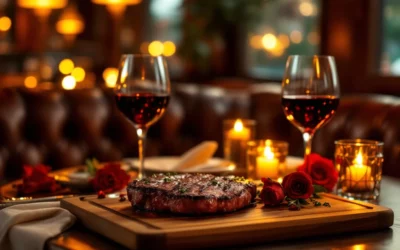 Welke details maken een steakhouse ervaring romantisch in Amsterdam?