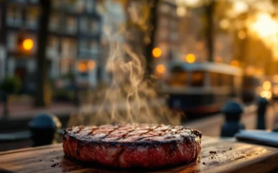 Welke steakhouses in Amsterdam zijn toegankelijk per openbaar vervoer?