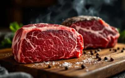 How does the age of the cattle affect the premium quality?