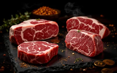 How does the classification of premium beef work?