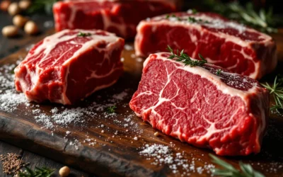 Wat kost premium rundvlees gemiddeld per kilo in Nederland?