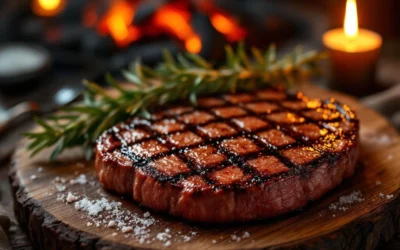 Do steakhouses in Nijmegen have an open grill?