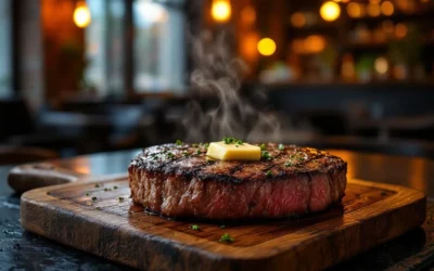 Hoe groot is een gemiddelde T-bone steak in steakhouses Nijmegen?