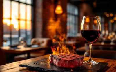 Are there steakhouses in Arnhem with live cooking?