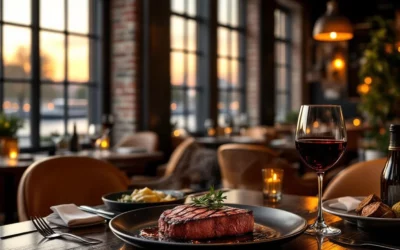 Welke steakhouse in Arnhem heeft terras voor buiten dineren?