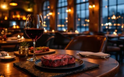 Which steakhouse in Arnhem serves rare international meat varieties?